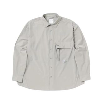 And Wander Licht W Doek Shirt - Heren - Zomerjassen - Grijs - M - Nylon - Jassen