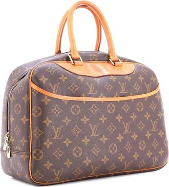 Louis Vuitton Borsa a tracolla Trouville in tela con monogramma - Marrone