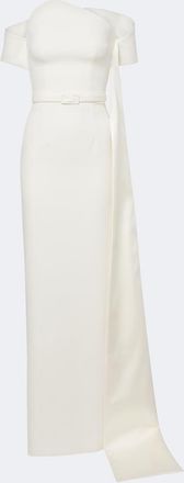 SAFiYAA Bridal Giorgia cr&ecirc;pe gown