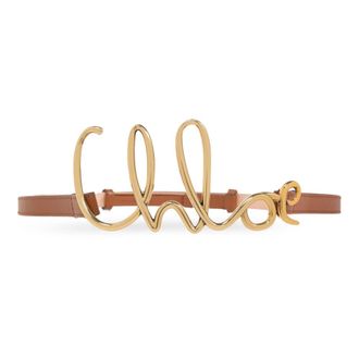 Chlo&eacute; Belts, female, Brown, Size: S Iconic Belt