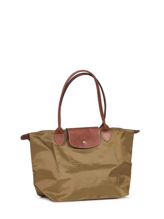 Longchamp Le Pliage Shoulder Bag - Beige