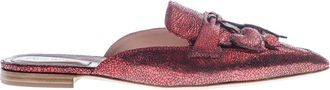 Alberta Ferretti Rode Sabot schoenen voor vrouwen - Dames - Slip ons - Rood - 37 EU - Schoenen