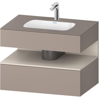 Duravit Duravit Qatego Lavabo Encastrado Con Base De Lavabo Consola