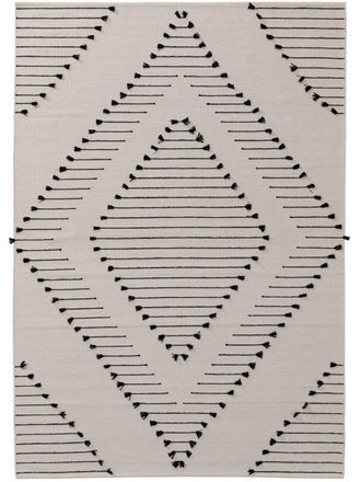 benuta Alfombra de algodón ivory 200x300