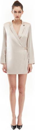Mother of All Pheobe Jacket Dress in Champagne at Nordstrom, Size X-Small