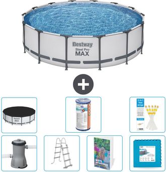 Bestway Piscina Bestway Steel Pro Max Redonda - 427x122 Cm - 8-piezas S602