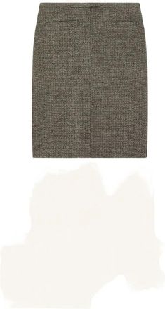 Courr&egrave;ges Mini-rok met textuur - Zwart