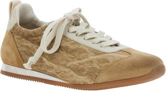 Uma Wang Womens Low-Top Sneakers Beige Ecosuede Viscose Trainers