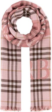 Burberry Pink Checks Scarf