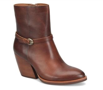 Kork-ease Womens Solstice Leather Booties In Brown