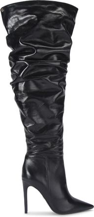 Kurt Geiger Womens Leather Tigerlily Boots - Black - Size UK 5