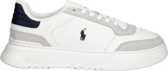 Polo Ralph Lauren Rlite Sport - Heren - Sneakers - Wit - 46 EU - Leer - Schoenen
