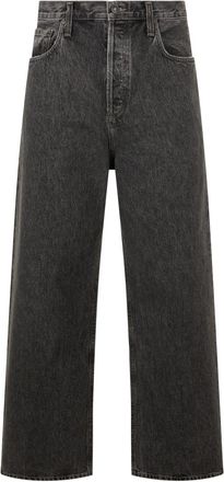 A Gold E Dark Grey Loose Jeans