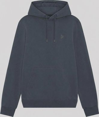 Lyle & Scott Lyle And Scott Mens Superfine Cotton Loopback Hoodie - Black - Size: 42