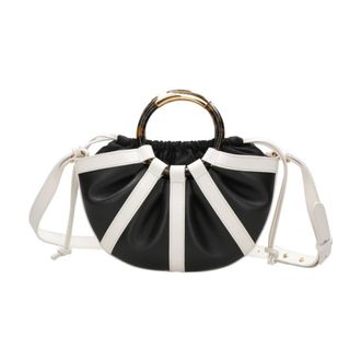 Coccinelle Handbags, female, Multicolor, Size: ONE SIZE Coccinelle Bags.. Black+Ivory