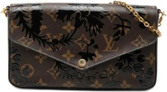 Louis Vuitton Pre-owned Pochette Felicie - Dames - Vintage Schoudertas - Bruin - ONE Size - Vintage
