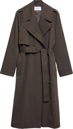 Comma Trenchcoat met logoband - Dames - Trenchcoats - Bruin - L - Jassen