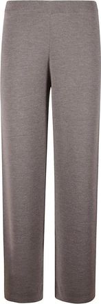 Majestic Filatures K273-Fpa 223 Rechte Broek - Dames - Straight fit broeken - Bruin - L - Wol - Broeken