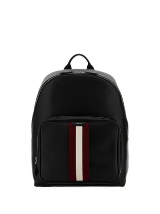Bally leather backpack - men - Calf Leather/Fabric - One Size - Black