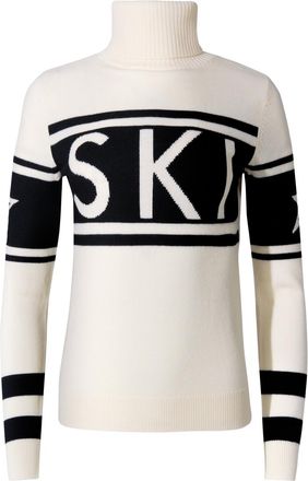 Perfect Moment Schild Roll-neck Merino Wool Sweater - Cream - L (UK12)