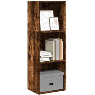 vidaXL Estanter&iacute;a Madera De Ingenier&iacute;a Roble Ahumado 40x30x114 Cm Vidaxl