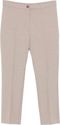 Marina Rinaldi Ombrina geplooide broek - Beige