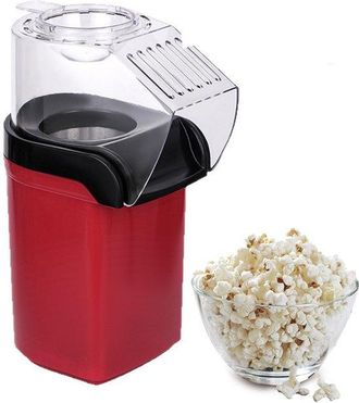 OEM M&aacute;quina De Palomitas, Prepara Palomitas En 3 Minutos, M&aacute;quina El&eacute;ctrica De Palomitas De 1200 W, Equipada Con Boquilla, Fiestas Y Cines, Roja
