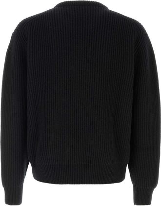 Jil Sander Mens Jumper Black Wool