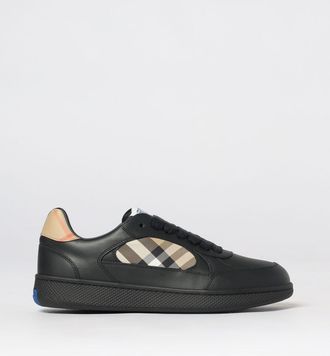 Burberry Sneakers basse Terrace in pelle di vitello con motivo Vintage Check