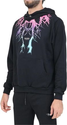 Phobia Archive Hoodies & sweatvesten, Heren, Zwart, M, Katoen, Hooded Sweatshirt