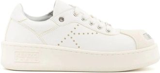 Kenzo Low Top Sneakers - Dames - Sneakers - Wit - 36 EU - Leer - Schoenen