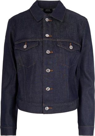 A.P.C. Denim Jackets, female, Blue, S, Dion Jacket