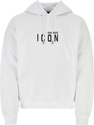 Dsquared2 White Cotton Sweatshirt