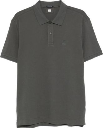 C.P. Company Polo shirt met logo - Heren - Polos - Grijs - S - Tops