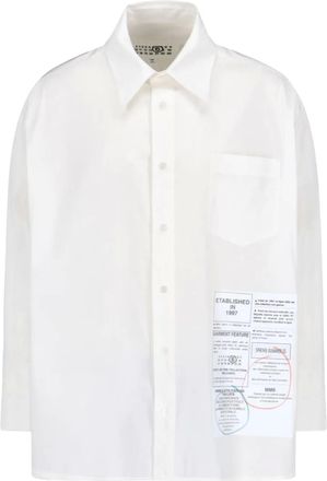 Maison Margiela Camicia in cotone - Bianco