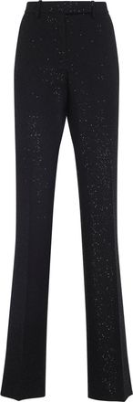 Tom Ford Womens Wool Pants - Black Wood - Size EU 34 (Womens)