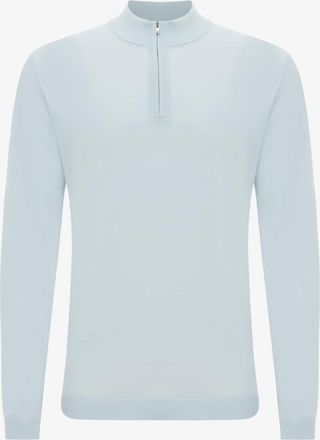 Gentiluomo Merino Turtle Zip | Lichtgroen