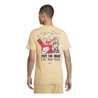 Nike NSW Logo T-Shirt Asia Sizing Beige FV3755-252