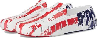 Floafers Country Club Driver Print Mens Lace-up Boots Old Glory : 13 D - Medium, Rubber