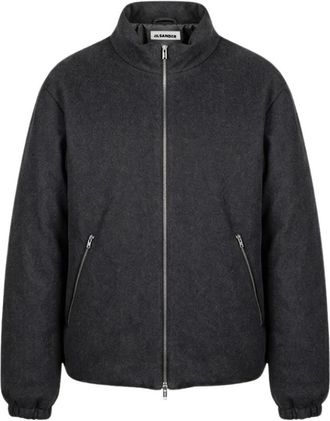 Jil Sander Piumino con zip - - Jackets - Uomo - Grigio - L