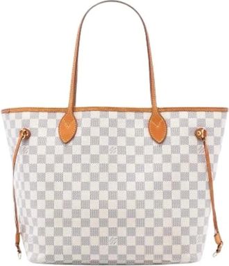 Louis Vuitton Pre-owned Tote Bags, female, White, Size: ONE SIZE Pre-owned Neverfull MM
