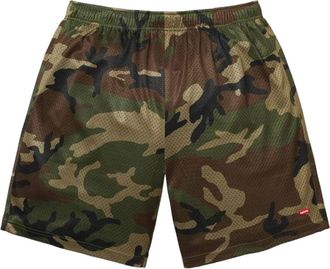 SUPREME SS26 Small Box Baggy Mesh Short Woodland Camo SUP-SS26-264-CMO