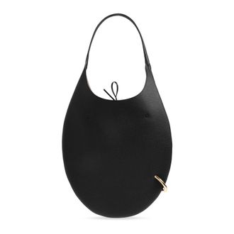 Tory Burch Tory Burch, Shoulder Bags, female, Black, Size: ONE SIZE Pierced Soft Bag