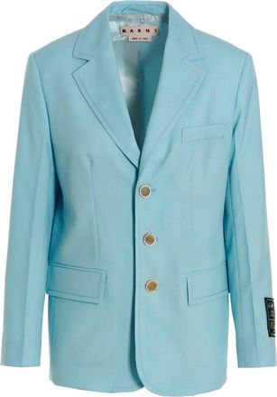 Marni Single Breasted Blazer Jacket