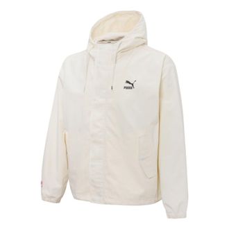 Puma Windbreaker Hoodied Jacket White 537523-65