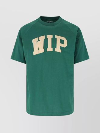 Carhartt Work in Progress crew neck graphic print ribbed collar t-shirt