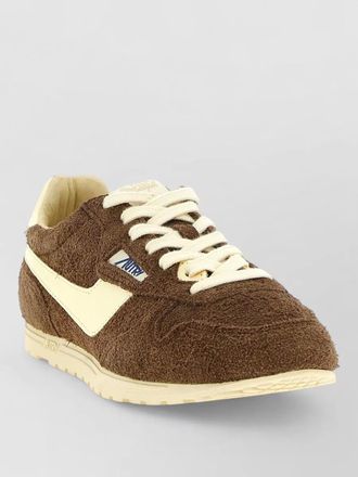 Autry windspin low top sneakers textured fabric rubber sole