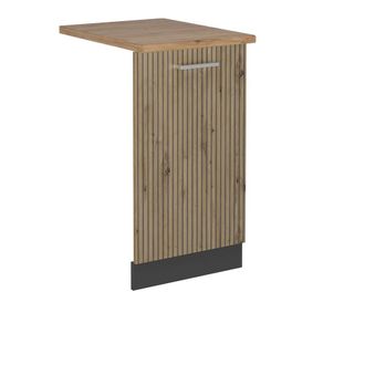 Vicco Tapa Del Lavavajillas R-line, Roble Artesanal, 45 Cm, Et Roble