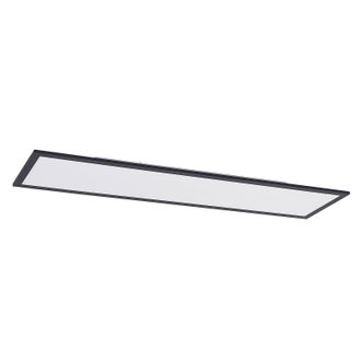 Lindby Led Panel nelios En Negro De Aluminio - Lindby