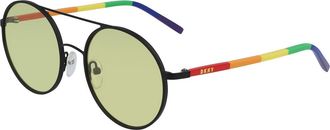 DKNY DK300S 000 Womens Sunglasses Black Size 52